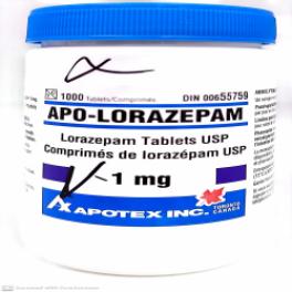 Apo-lorazepam 0.5mg